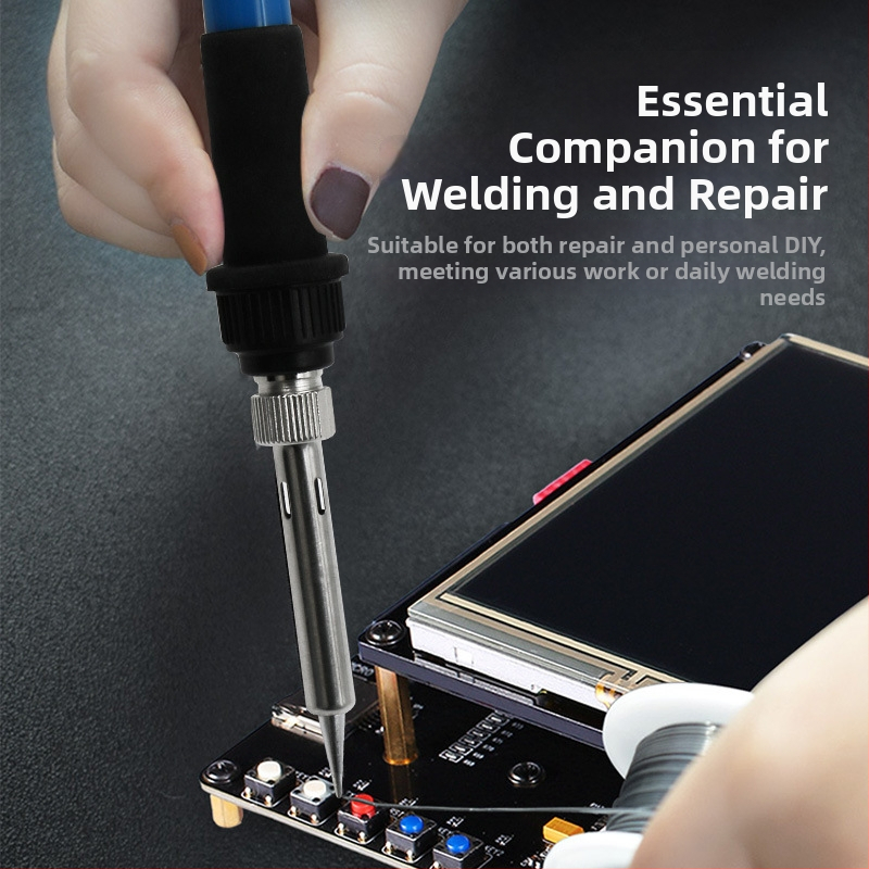 Bez svina lodēšanas galva ar taisnu un līkotu galu no vara, piemērota 936 lodēšanas iekārtai