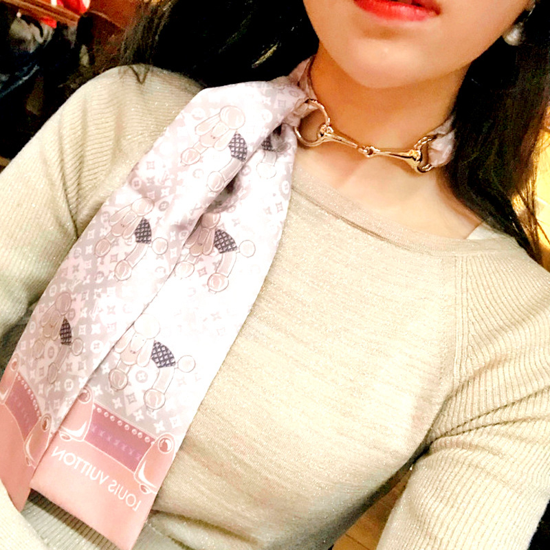 Prindere pentru șal din cupru cu încrustație K-gold, design floral, stil luxos ușor, placare electrochimică