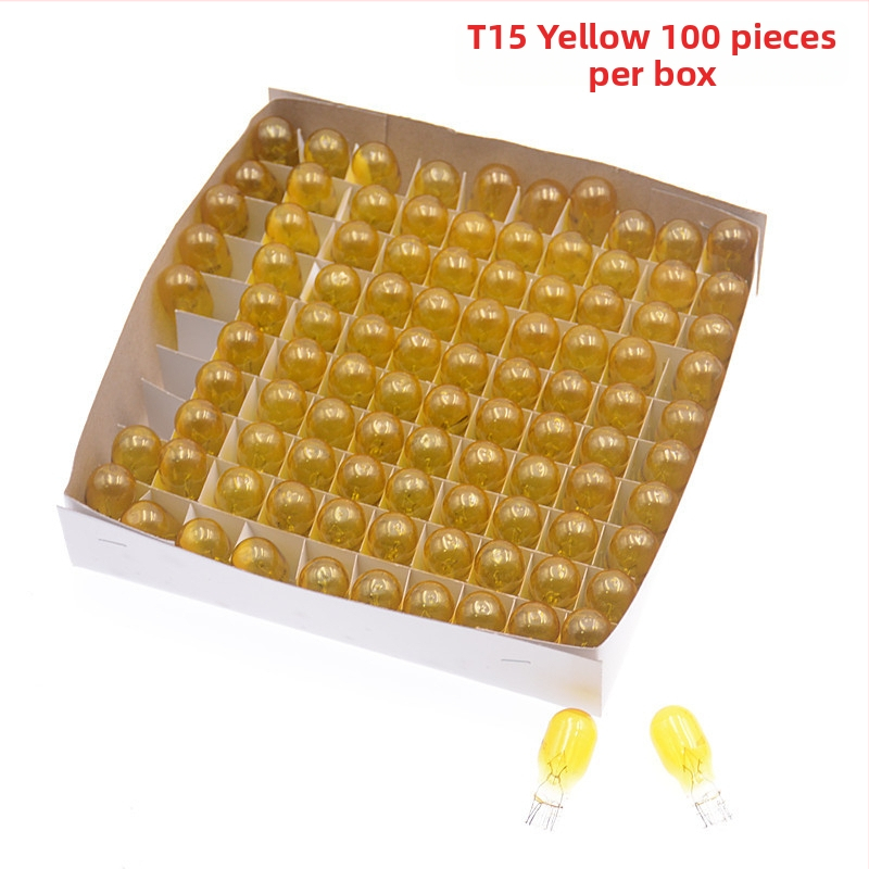 Automobiļa instrumentu lampiņa T15, 12V, 21W, universāla T15 kontaktligzda