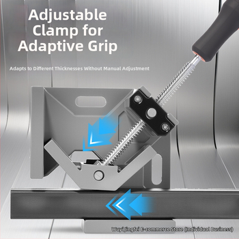 90° leņķa stiprināšanai metināšanai un koksnes apstrādei, nerūsējošs tērauds, instrumentu komplekts