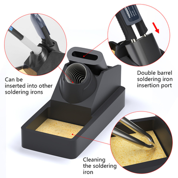 Handskit T12 stație de lipire cu temperatură constantă pentru reparații la telefoane mobile, cip STM32, Sudură generală, 0,7 kg