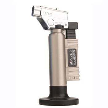 FS BS-260 butános hegesztő lángpisztoly elektronikus gyújtással, szélálló fémtest, magas hőmérsékletű hegesztés szemüvegekhez és fogászati felhasználásra