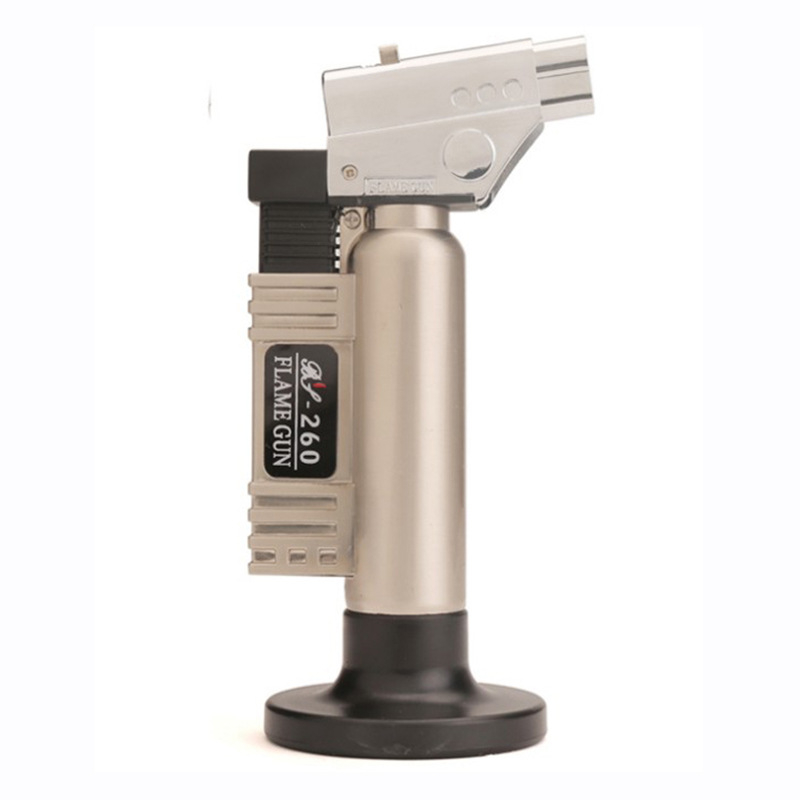 FS BS-260 butános hegesztő lángpisztoly elektronikus gyújtással, szélálló fémtest, magas hőmérsékletű hegesztés szemüvegekhez és fogászati felhasználásra