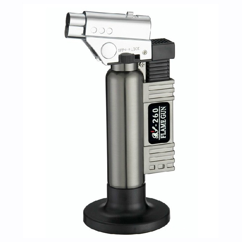 FS BS-260 butános hegesztő lángpisztoly elektronikus gyújtással, szélálló fémtest, magas hőmérsékletű hegesztés szemüvegekhez és fogászati felhasználásra