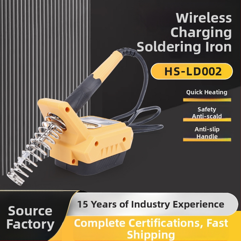 Ye ke lodēšanas stacija ar bezvadu uzlādi, vispārējai lodēšanai, 100–240 V, 1.76 kg