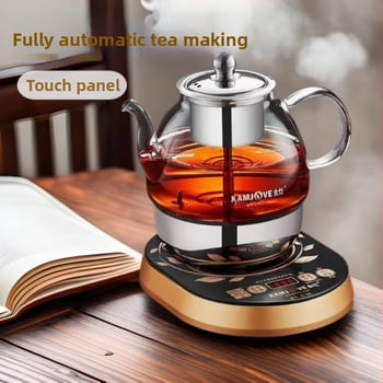 Jinzao A-99 visiškai automatizuotas Pu'er arbatos gaminimo įrenginys su garavimo purkštuvu, stiklinis korpusas, jutiklinis valdymas, 220V