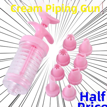 Dekoreerimispüstol koos otsikuga ja dekoratsioonikottiga – Unique, kaasaegne lihtne stiil, väljaanne 2023