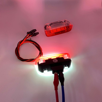 Λάμπα πόρτας Volkswagen για Jetta/Passat/GOLF5/6, περίβλημα PC, 12V, 0.5W, 1081 lm, 2835 LED