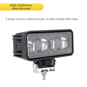 LED vieno raidės saugos darbinės zonos lemputė, DC12-100V, 30W, Modelis YH-2275/2276, Aliuminio lydinio korpusas, tinkama keltuvams ir AGV