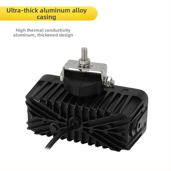 LED vieno raidės saugos darbinės zonos lemputė, DC12-100V, 30W, Modelis YH-2275/2276, Aliuminio lydinio korpusas, tinkama keltuvams ir AGV