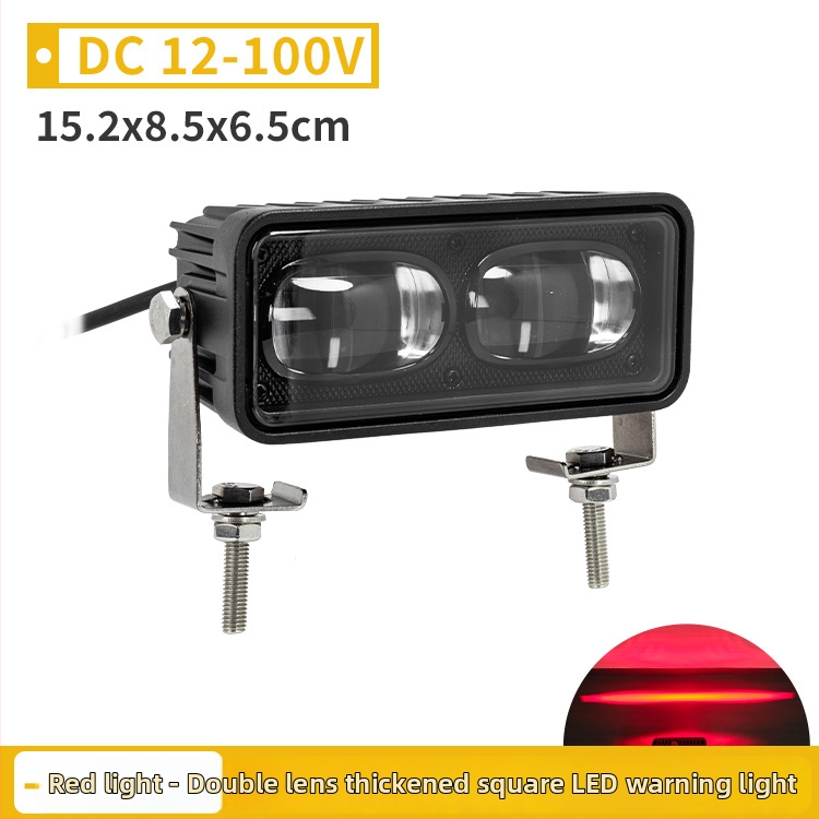 LED vieno raidės saugos darbinės zonos lemputė, DC12-100V, 30W, Modelis YH-2275/2276, Aliuminio lydinio korpusas, tinkama keltuvams ir AGV