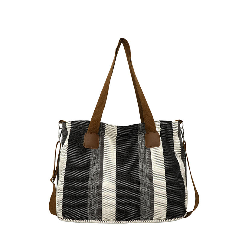 Tote táska, utcai divat, vászon anyagú, függőleges négyzetes forma, cipzáras nyitás, poliészter bélés