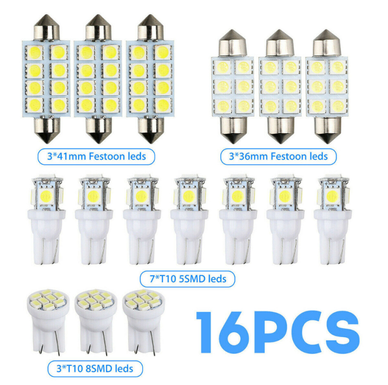 Εσωτερικός LED λαμπτήρας ανάγνωσης αυτοκινήτου, 12V, 5W, 6500K, πηγή φωτός LED, μοντέλο Συνδυασμένη λάμπα