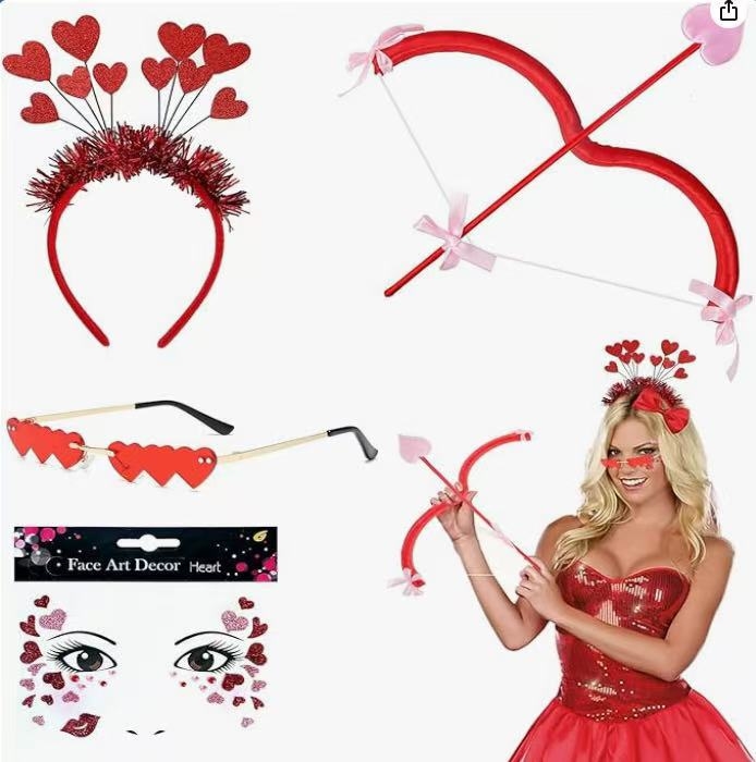 Jucărie arc și săgeată – săgeata lui Cupidon / săgeata Zeiței, accesorii pentru costum, DINGJUE, adulți, toamna 2025, în stoc