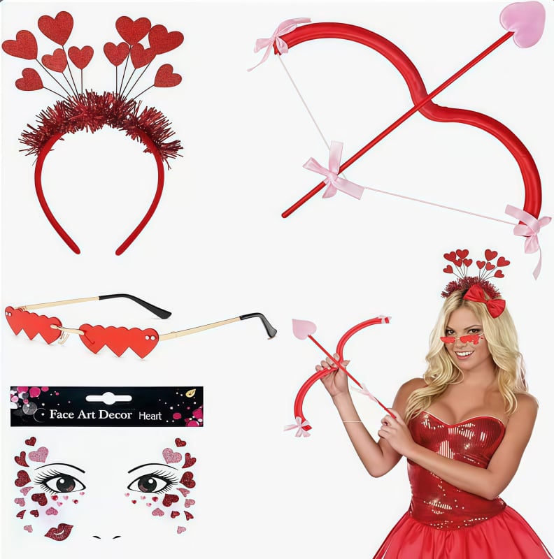 Jucărie arc și săgeată – săgeata lui Cupidon / săgeata Zeiței, accesorii pentru costum, DINGJUE, adulți, toamna 2025, în stoc