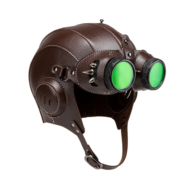 Steampunk PU kapa s ukrasnom kopčom, umjetna koža, Gear duke, originalni dizajn, jesen 2025 izdanje