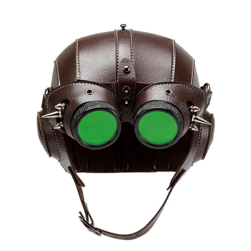 Steampunk PU kapa s ukrasnom kopčom, umjetna koža, Gear duke, originalni dizajn, jesen 2025 izdanje