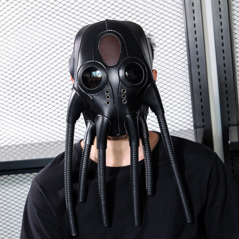 Steampunk PU kapa s ukrasnom kopčom, umjetna koža, Gear duke, originalni dizajn, jesen 2025 izdanje