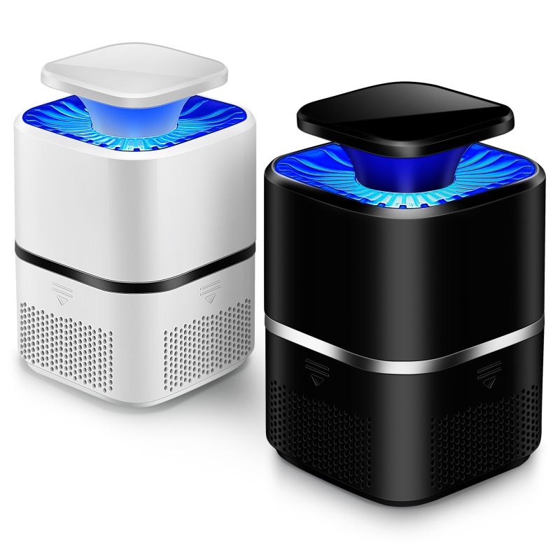 Unutarnja lampa za uništavanje komaraca, s usisnim sustavom, LED rasvjeta, za prostorije do 10 m², težina 0,8 kg, bez ugrađene baterije, 1 godina jamstva