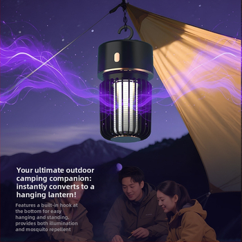 Lampica za uništavanje komaraca s LED, ugrađena baterija 1001–1600mAh, punjenje 1–3 h, pogodna za 41–60 m², hvatanje i električni šok