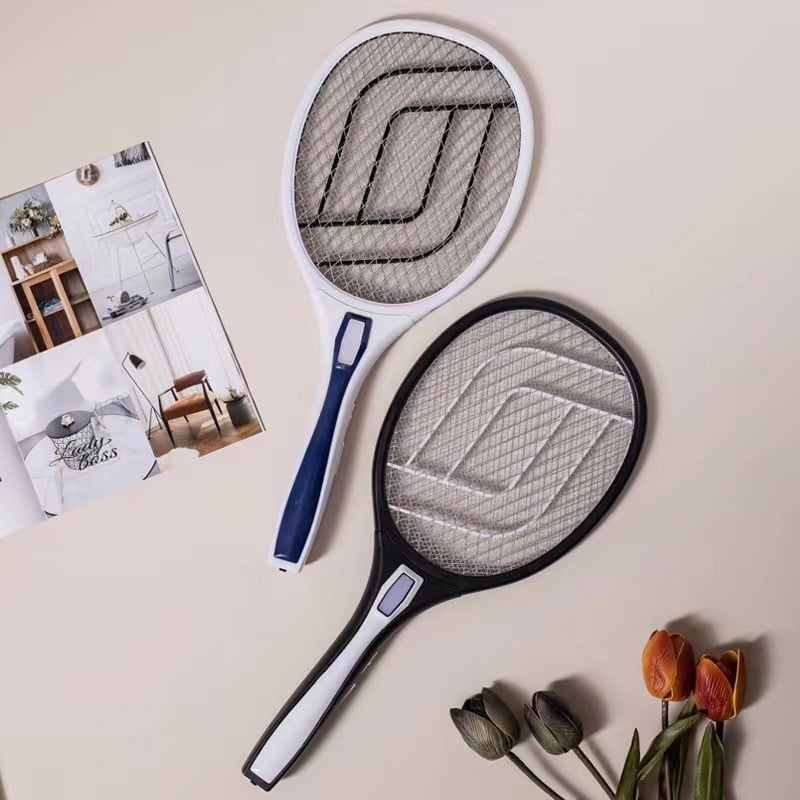 Električna šibica protiv komaraca 2-u-1, punjiva, direktno priključivanje u utičnicu, zamjenjive okrugle i ravne glave, LED svjetlo, ugrađena baterija, vrijeme punjenja 5–8 sati, pokrivenost 11–20 m²