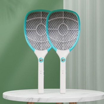 Električna štapna lopatica za komarce s ugrađenom baterijom i LED svjetlom, pokrivenost 11–20 m², trajanje baterije 8–12 sati