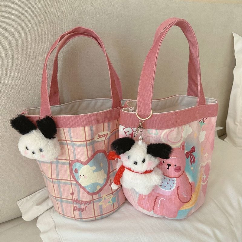 Bucket torba od PU kože, stil košare, podstava od platna, brend Unique, za svakodnevnu uporabu