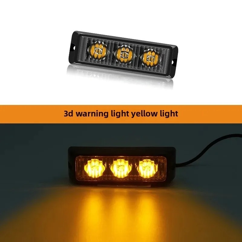 24V LED šoninė lemputė automobiliams ir sunkvežimiams — universalaus modelio ABS+LED konstrukcija, įspėjimo ir ambiento apšvietimas