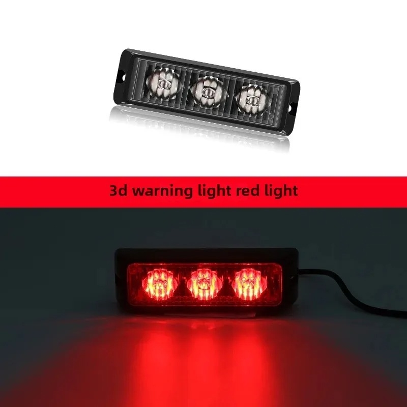 24V LED šoninė lemputė automobiliams ir sunkvežimiams — universalaus modelio ABS+LED konstrukcija, įspėjimo ir ambiento apšvietimas