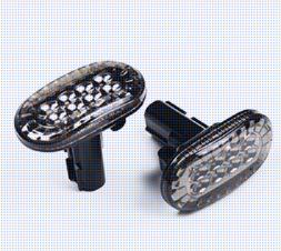 LED dienos šviesos ir priekinis signalas Jimny JB74/JB64 — 18× LED 3030 1W, 9-16V