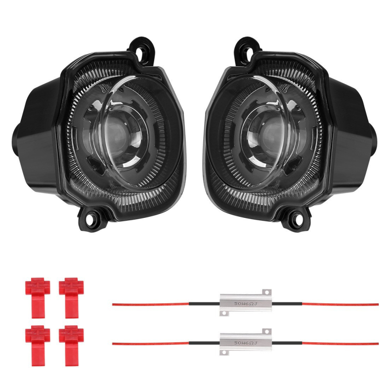 LED dienos šviesos ir priekinis signalas Jimny JB74/JB64 — 18× LED 3030 1W, 9-16V