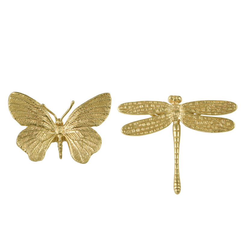 Χειρολαβή ντουλαπιού με σχέδιο εντόμου – πεταλούδα, χαλκός χύτευσης, επιφανειακή τοποθέτηση, εξαρτήματα επίπλων σε στυλ Νέου Κινεζικού