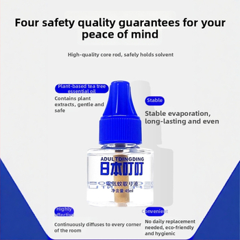 Elektrinis skystas formos uodų atbaidymo priemonė, 45 ml, bekvapė, vidaus naudojimui, tinkamas mamoms ir kūdikiams