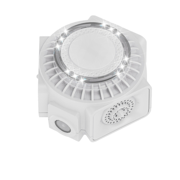 Unutarnji ultrazvučni repelent štetočina, 360°, model D217, 220V, 25–65 kHz, 3W, stupasti dizajn