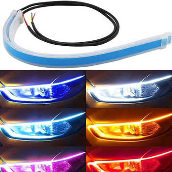 LED DRL για τον εμπρός καπό με σαρωτικό τύπο — 12V, 5000lm, 12W, IP65
