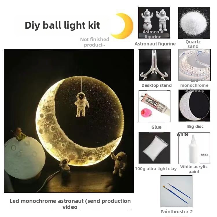 DIY LED Lampa Mjeseca – Zidna Dekorativna Lampa s Fazama Mjeseca