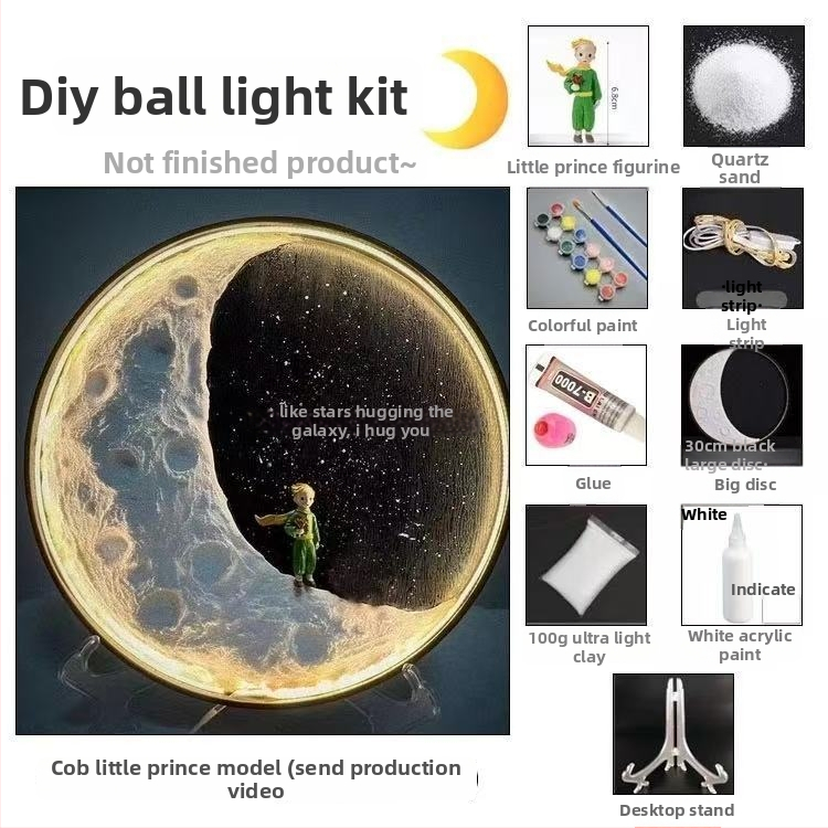 DIY LED Lampa Mjeseca – Zidna Dekorativna Lampa s Fazama Mjeseca