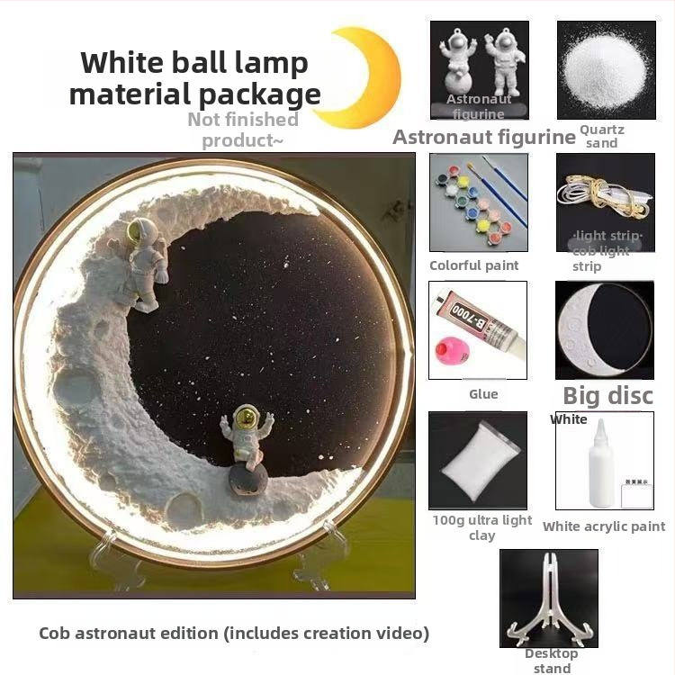 DIY LED Lampa Mjeseca – Zidna Dekorativna Lampa s Fazama Mjeseca