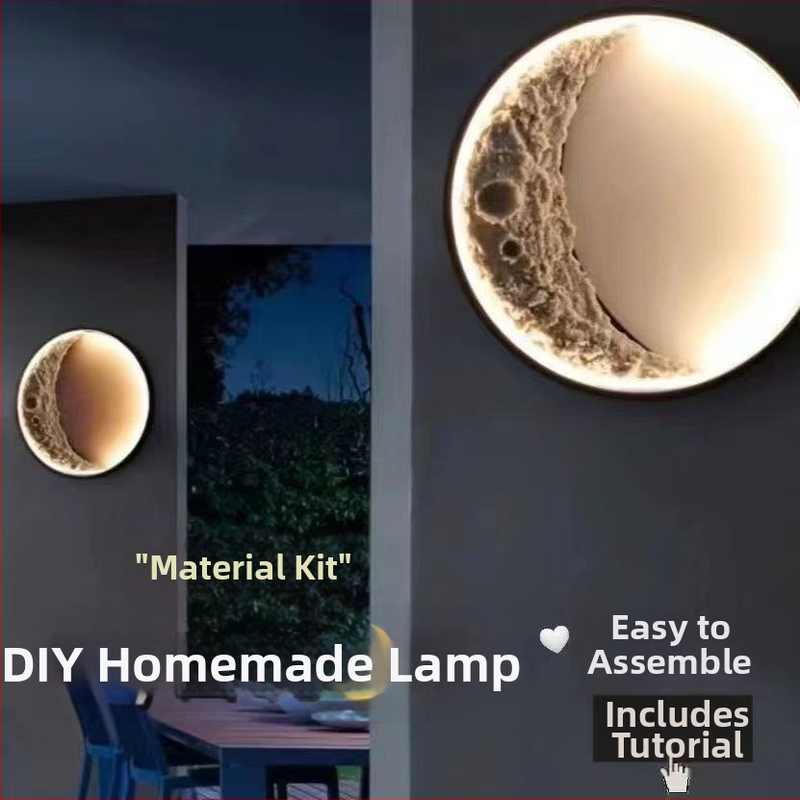 DIY LED Lampa Mjeseca – Zidna Dekorativna Lampa s Fazama Mjeseca
