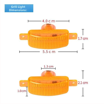 Dienos žibintai transporto priemonėms — PC medžiaga, 12–24V, universaliniai modeliai, pritaikomi