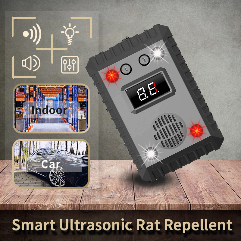 Ultrazvučni odbijač miševa i komaraca, model ZS-021, 5V, 9–65 kHz, 0.6W, ABS kućište otporno na visoke temperature