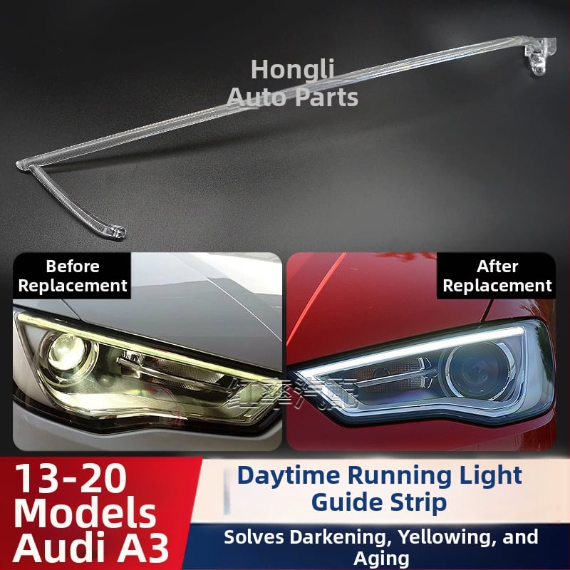 Дневни светлини за Audi A3 (2013–2020) – водеща светлинна лента за предни фарове, 12V, 5W, модел A3