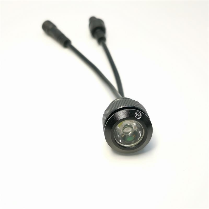 Automobilių LED dienos žibintai, IP68, aliuminio lydinio korpusas, 12V, 100–120 lm/LED