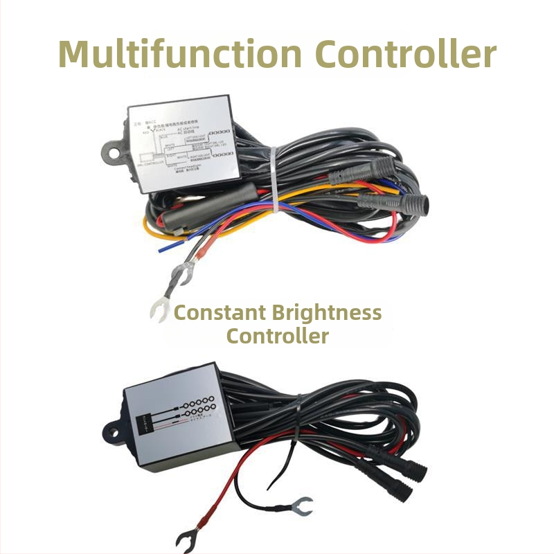 Automobilių LED dienos žibintai, IP68, aliuminio lydinio korpusas, 12V, 100–120 lm/LED