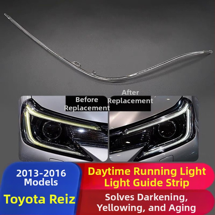 Toyota Reiz 13-16 dienos šviesos vadovavimo juosta – akrilas, 12V, modelis Ruizhi