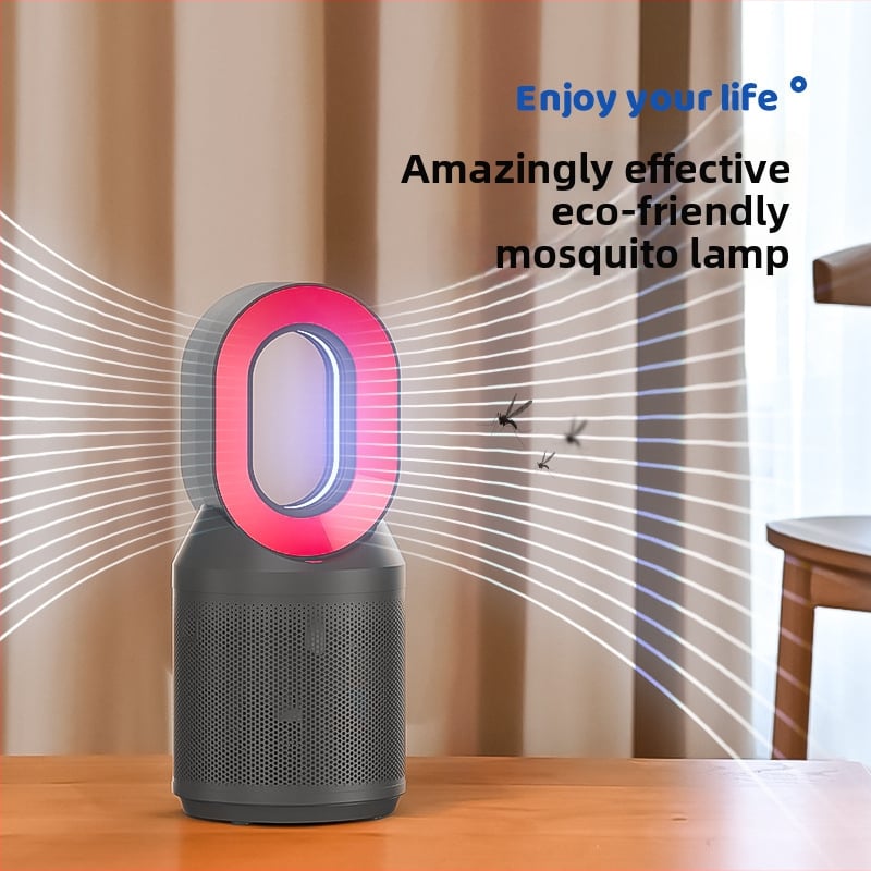 Lampa za komarce sa usisnim načinom, punjiva, UV svjetlo, ugrađena baterija 1601–2000 mAh, trajanje 8–12 h, podesivi način rada