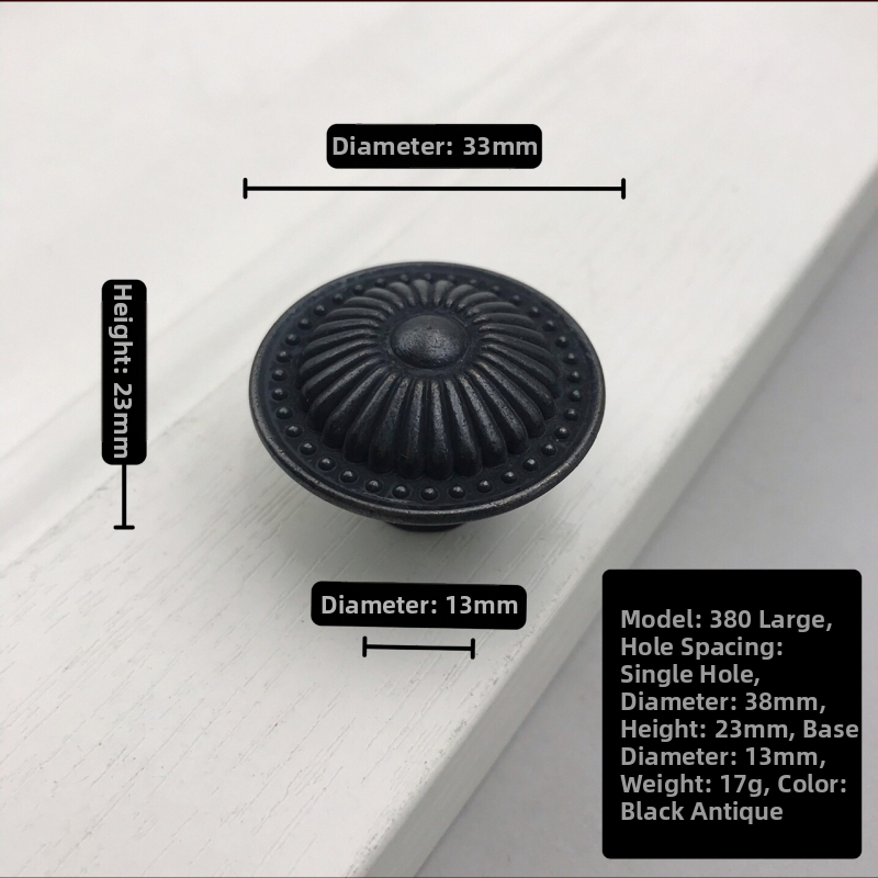 Λαβή ντουλάπας και συρταριού, σε αντίκα στυλ, κράμα ψευδαργύρου, ηλεκτροπλακίωση, μοντέλο 800 πλήρες σετ