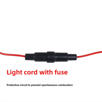 Automobilio kapoto dekoratyvinė LED juosta, 12V, IP68, 2835 LED, 10W