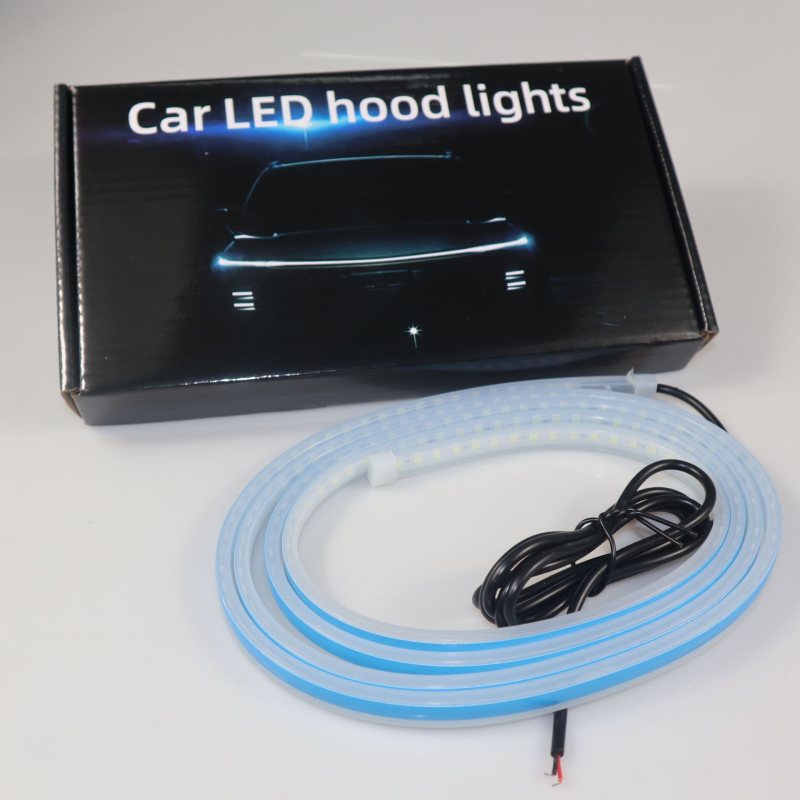 Automobilio kapoto dekoratyvinė LED juosta, 12V, IP68, 2835 LED, 10W