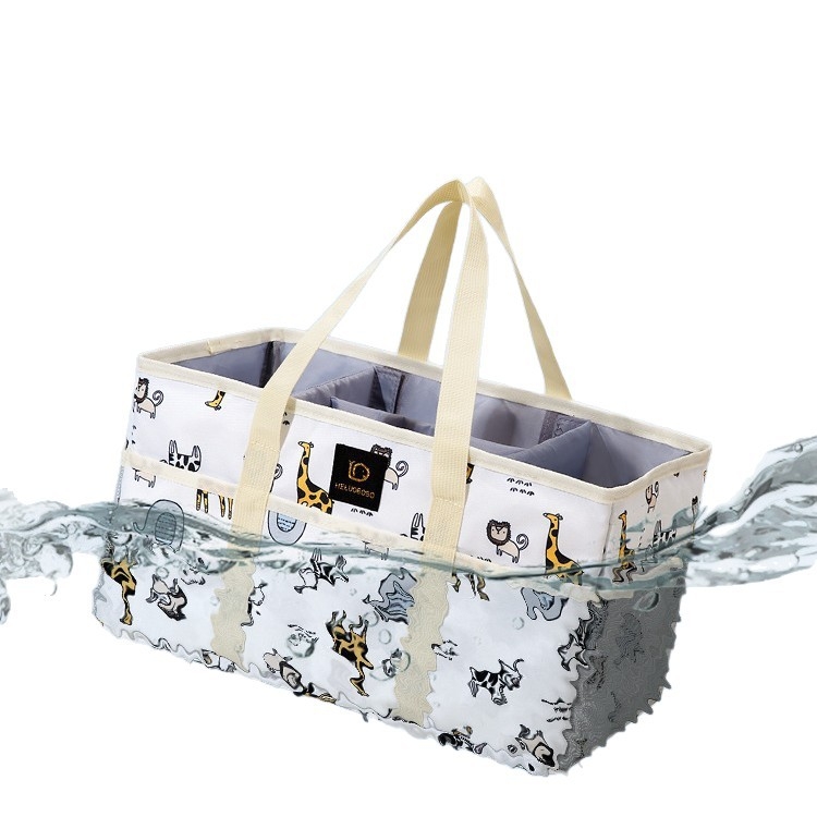 Чанта за мама с голяма вместимост, много отделения, водоустойчива и лека, разширяваща се